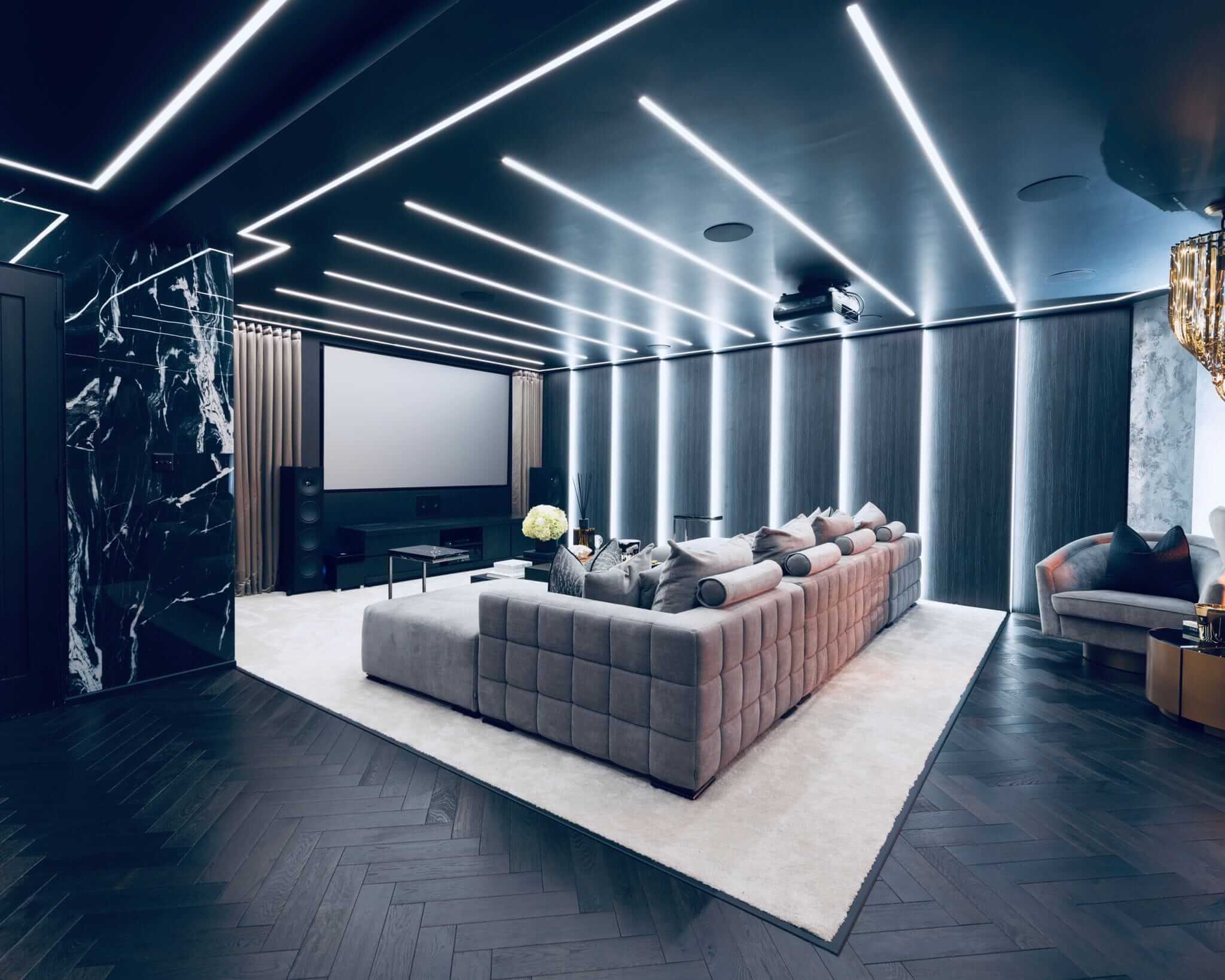 Bespoke lighting installation by AMP Electrical
