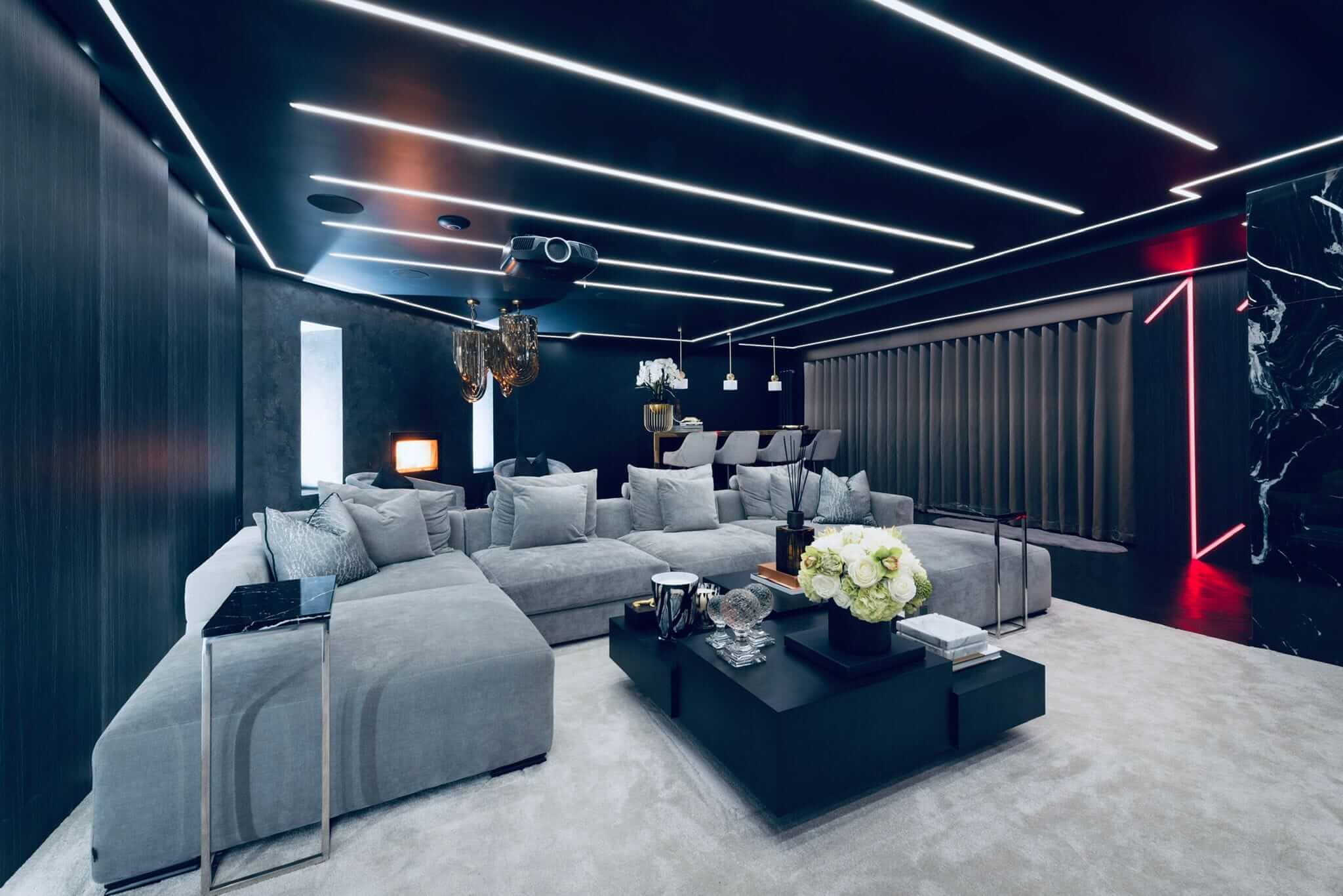 Commercial interior lighting by AMP Electrical